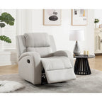 Manual Recliner Chair, Faux Leather, 32.28" Wide, Modern Style for Living Room