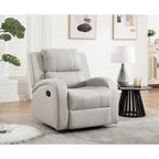 Manual Recliner Chair, Faux Leather, 32.28" Wide, Modern Style for Living Room