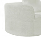 Curved Sectional Sofa with Pearl Fabric Upholstery, High-Density Foam, No Assembly Required