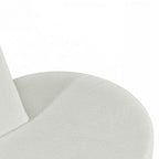Curved Sectional Sofa with Pearl Fabric Upholstery, High-Density Foam, No Assembly Required