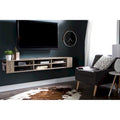 66" Wall Mounted Media Console with Adjustable Shelves | Multiple Finishes