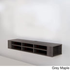 66" Wall Mounted Media Console with Adjustable Shelves | Multiple Finishes