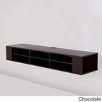 66" Wall Mounted Media Console with Adjustable Shelves | Multiple Finishes