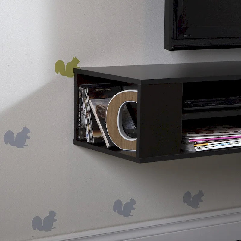 66" Wall Mounted Media Console with Adjustable Shelves | Multiple Finishes