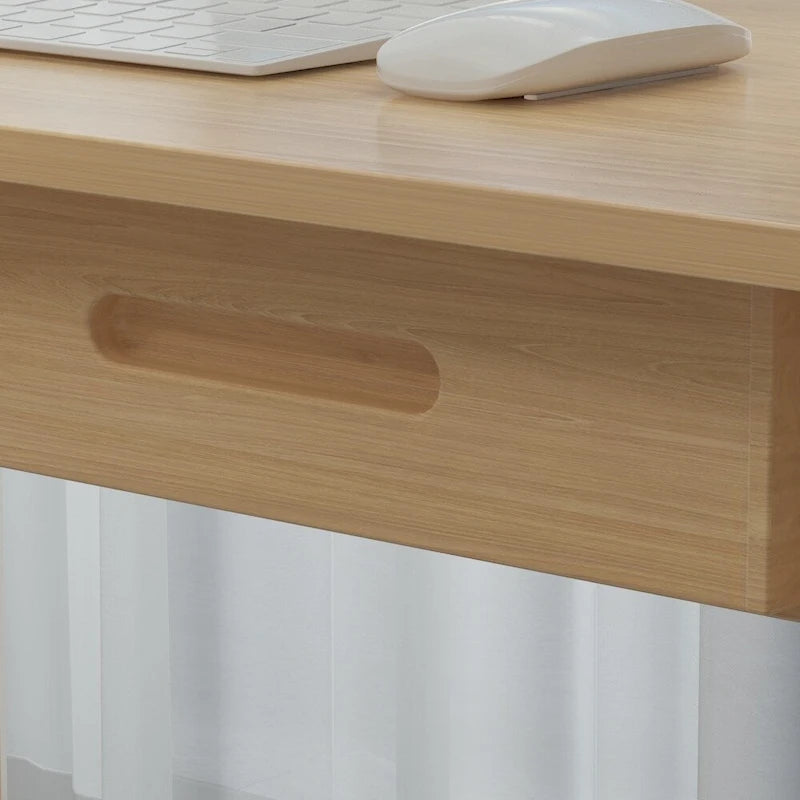 47.2" Computer Desk with 2 Drawers, Particle Board, Waterproof Surface, 4 Colors