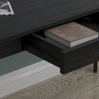 47.2" Computer Desk with 2 Drawers, Particle Board, Waterproof Surface, 4 Colors