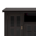 72" Solid Wood TV Stand for TVs up to 80 inch, Extra Wide Media Console with Storage