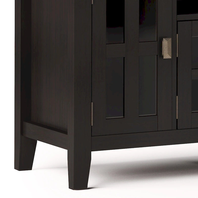 72" Solid Wood TV Stand for TVs up to 80 inch, Extra Wide Media Console with Storage