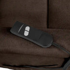 Brown Chenille Power Lift Recliner Chair with Remote, 300 lbs Capacity, Pocketed Coil Springs