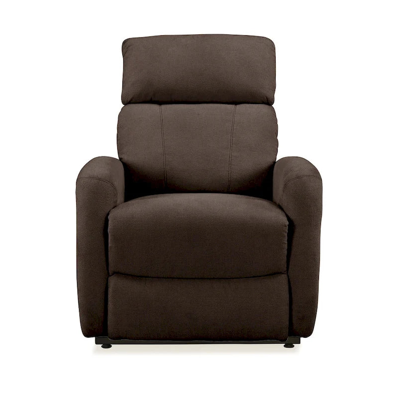 Brown Chenille Power Lift Recliner Chair with Remote, 300 lbs Capacity, Pocketed Coil Springs