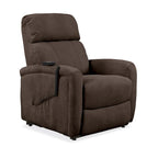 Brown Chenille Power Lift Recliner Chair with Remote, 300 lbs Capacity, Pocketed Coil Springs