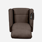 Brown Chenille Power Lift Recliner Chair with Remote, 300 lbs Capacity, Pocketed Coil Springs