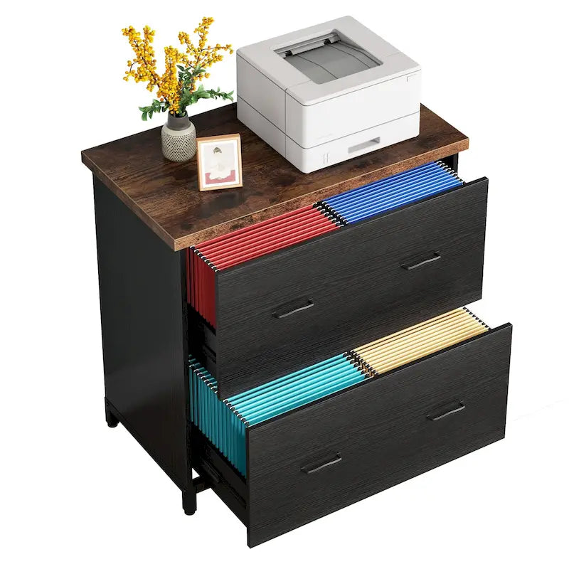 2-Drawer Lateral File Cabinet, Letter Size, Home Office Storage