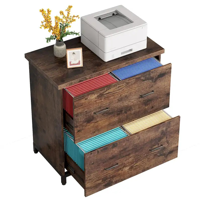 2-Drawer Lateral File Cabinet, Letter Size, Home Office Storage