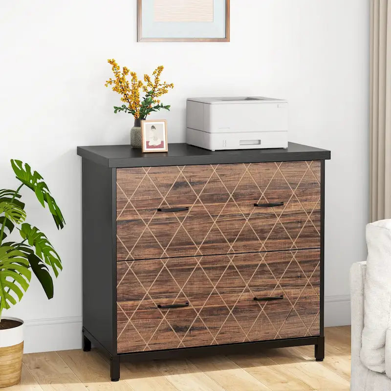 2-Drawer Lateral File Cabinet, Letter Size, Home Office Storage