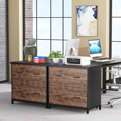 2-Drawer Lateral File Cabinet, Letter Size, Home Office Storage