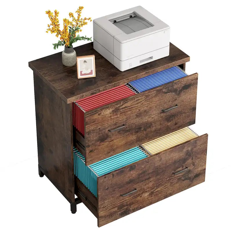 2-Drawer Lateral File Cabinet, Letter Size, Home Office Storage