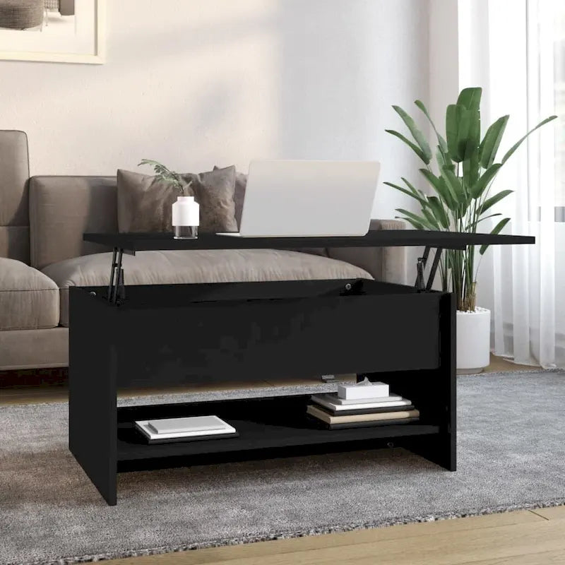 Lift Top Coffee Table with Hidden Storage - Engineered Wood, 31.5" x 19.7" x 16.7"