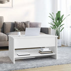 Lift Top Coffee Table with Hidden Storage - Engineered Wood, 31.5" x 19.7" x 16.7"