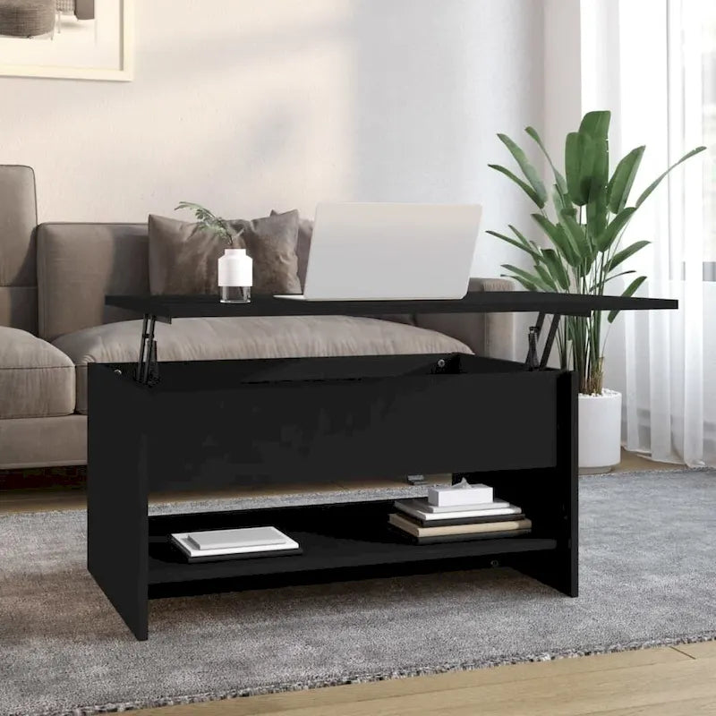 Lift Top Coffee Table with Hidden Storage - Engineered Wood, 31.5" x 19.7" x 16.7"