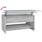 Lift Top Coffee Table with Hidden Storage - Engineered Wood, 31.5" x 19.7" x 16.7"