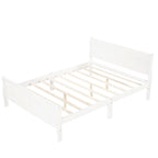 Wood Sleigh Bed Frame with Headboard & Footboard, Twin/Full/Queen, No Box Spring Needed