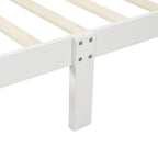 Wood Sleigh Bed Frame with Headboard & Footboard, Twin/Full/Queen, No Box Spring Needed