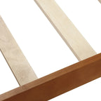 Wood Sleigh Bed Frame with Headboard & Footboard, Twin/Full/Queen, No Box Spring Needed