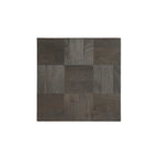 Solid Mango Wood Side End Table | Modern Style | Dark Brown / Brown / Dark Gray